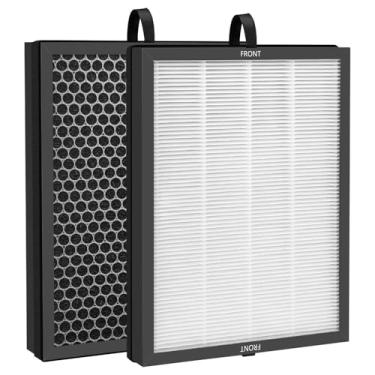 Imagem de Molgoc Filtro de substituição para purificador de ar, compatível com purificador de ar Mooka M200L, H13 True HEPA, pacote com 2.