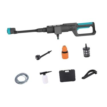 Imagem de Baoblaze Lavadora de alta pressão sem fio portátil multiuso, lavadora de alta pressão, jato de água sem escova para limpeza externa de carros, pisos, barcos e, Preto Azul