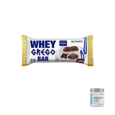 Imagem de Kit Whey Grego Bar Brigadeiro + Creatina Monohidratada DUX 300g