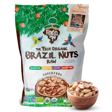 Imagem de Castanha-do-Pará 1kg Inteira – Fonte de Proteína Vegetal e Selênio – Vegana, Kosher, Sem Glúten, Sem Conservantes – Floresta em Pé