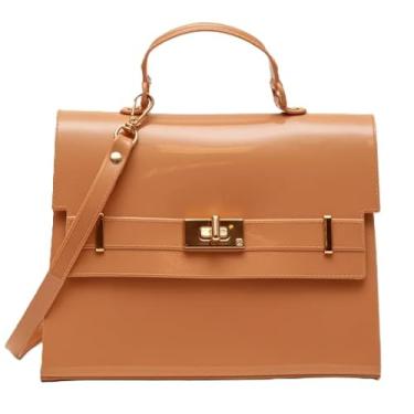 Imagem de Bolsa Petite Jolie Paris Nude Escuro PJ11233 Transversal Nova