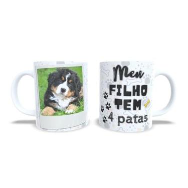 Imagem de Caneca Meu Filho Tem 4 Patas - aAnaqFazArte