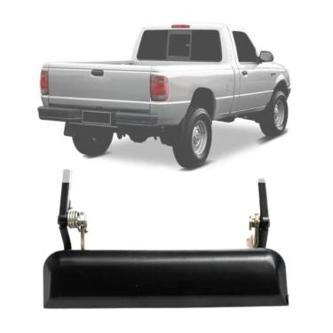 Imagem de Maçaneta Tampa Caçamba Ranger 94 A 03 Metal (preta) [f103]