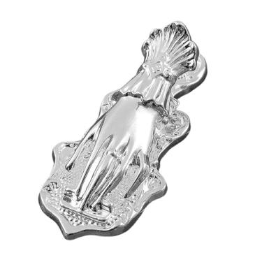 Imagem de Lilihuimaoyi Clipe de Livro Vintage em Formato de Mão, Clipe para Diário, Porta-arquivos de Papel, Grampo, Prata