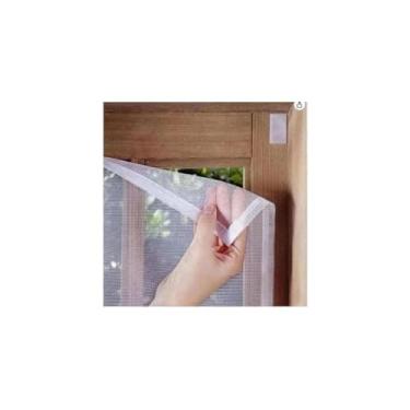 Imagem de Tela Mosquiteira de Poliéster, 65x65cm, Proteção contra Insetos para Janelas e Portas
