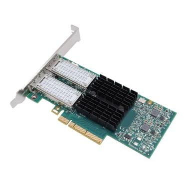 Imagem de Fafeicy Adaptador de Rede PCI Express de Porta Dupla de 40 Gb Com Interface de Fibra óptica QSFP Placa Ethernet de Alto Desempenho e Baixa Latência para Rede Virtualizada de Servidor de Data Center