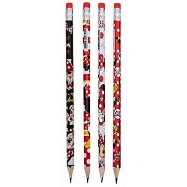 Imagem de Lapis Preto n°2 com Borracha Minnei Blister 4 UN Molin