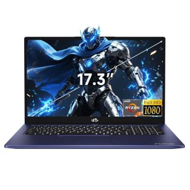 Imagem de NIMO 17.3" Gaming Laptop, Ryzen 7 7735HS (8C/16T) 16GB DDR5 RAM 1TB SSD, Radeon 680M, 100W Type-C Fast Charge, WiFi 6E, Bluetooth 5.2, Fingerprint, Backlit Keyboard, 58WH Battery for Business