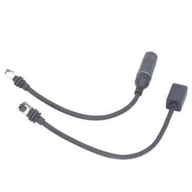 Imagem de Cryfokt Adaptador SPX Macho para RJ45, Resistente à água, Velocidade de 1200 Mbps para Prato e Roteador Gen3, Material de Borracha