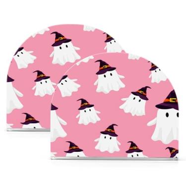 Imagem de Wassud Fantasmas chapéus de bruxa suporte de guardanapo acrílico, dispensador de guardanapos de papel moderno em forma de U para mesa, cozinha, sala de jantar, bancada 2 peças (comporta 50-60