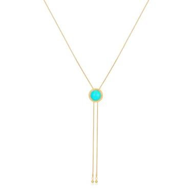 Imagem de NEPULOY Colar de vaqueira ocidental para mulheres - Lariat corrente longa chapéu touro Y colares, acessórios de gravata bolo de caubói modernos presentes de joias country ocidentais, Latão, Sem Pedra