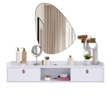 Imagem de Penteadeira Suspensa Camarim Maquiagem(0,90 Vegas Branco)