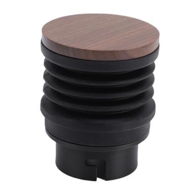 Imagem de Funil de dose única com fole de silicone premium, madeira de nogueira, design de limpeza eficiente para moedor de café gemilai 9015c, acessórios