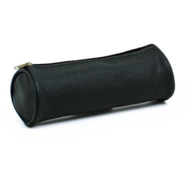 Imagem de Estojo Escolar KIT Executive 2415 Cores Sortidas – Redondo, Compartimento Único e Zíper Reforçado - Ideal para Canetas, Lapis e Acessorios Escolares