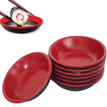 Imagem de 24 Molheira Oriental Melamina Shoyu Restaurante Japones