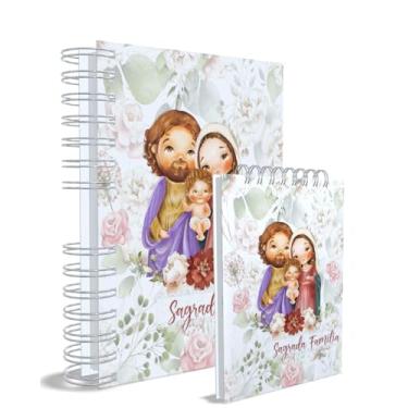 Imagem de Agenda Católica 2026 + Bloco de Anotações, Sagrada Família, Rosa, Capa 2