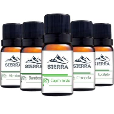 Imagem de Essência Alecrim Capim Limão Bamboo Citronela Eucalipto para Difusor Aromatizado e Umidificador Hidrossolúvel 10ml Aromaterapia