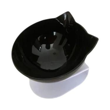 Imagem de Tigela Dupla Antiderrapante Para Gatos E Cães Com Suporte, Alimentador