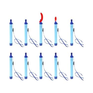 Imagem de Filtro De Água Portátil De Emergência 1-10pcs Para Camping Ao Ar Livre