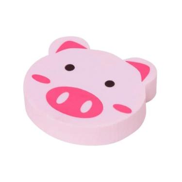 Imagem de Borracha Fofa Formato Bichinhos Zoo BRW (Porquinho)