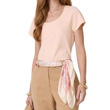 Imagem de Blusinha Feminina Dudalina MC Touch Rosa Claro - 4101004-Feminino