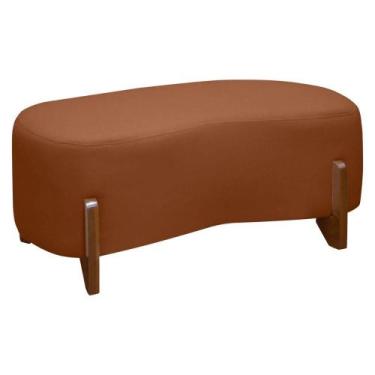 Imagem de Banqueta Decorativa Orgânica Puff Thor 100cm P/ Sala Bouclé - SOFA STO