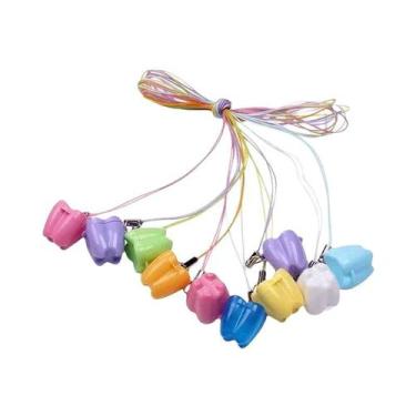 Imagem de Caixa Organizadora Em Forma De Dente De Cor Aleatória 20PCS 50PCS Cont