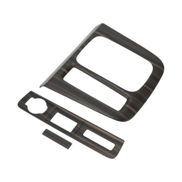 Imagem de TUCKBOLD Capa de acabamento do painel de mudança de marchas de controle central para Honda CR-V 2023-2025 Controle de mudança de marchas adesivo painel antiarranhões acabamento de grão de madeira