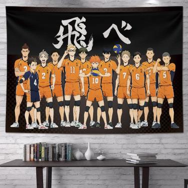 Imagem de Tapeçaria Haikyuus Hinatas Shoyos Wall 150x130cm em microtecido