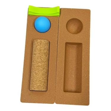 Imagem de simhoa Prancha de Equilíbrio para Fortalecimento dos Pés, Faixas de Resistência e Bola de Massagem com Rolo para Mulheres, Homens e Crianças, Bola de Silicone Azul