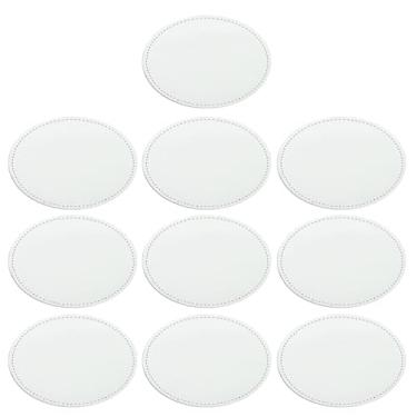 Imagem de 10 remendos de sublimação, tecido, remendos de ferro, 8 formas, reparo, bordado, sublimação, chapéu, bordado para bonés, roupas, sapatos, bolsas, mochilas, uniformes