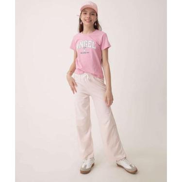 Imagem de Calça Juvenil Wide Leg Moletinho Marisa Tam 10 a 16-97135, 8, Rosa