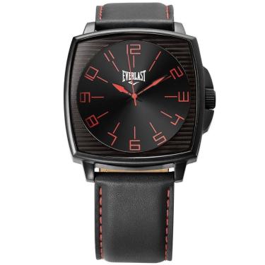 Imagem de Relógio Masculino Everlast Preto À Prova D`Água 100 M E212