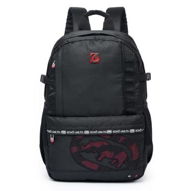 Imagem de Mochila Ecko Casual Masculina Bolsa Notebook 25 Litros Faculdade Trabalho Resistente Grande Espaçosa-Masculino