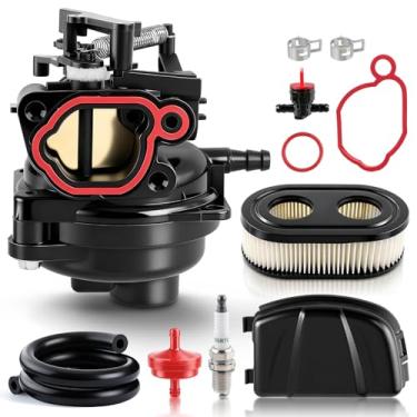 Imagem de Carburador 799584 para motores 550EX 625EX 675EX 725EXI, carburador 550EX para cortador de grama TB110 TB200 Craftsman M110 M220, com filtro de ar e capa 595658
