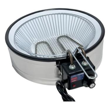 Imagem de Fritadeira Elétrica Tacho Redondo Esmalte 7l Grande