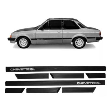 Imagem de Kit Frisos Laterais Chevette 2 Portas Sl 1983 84 85 86 Castelinho