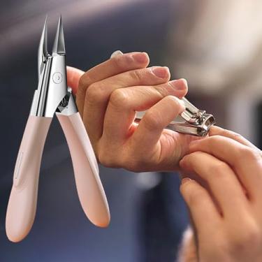 Imagem de Cortador de unha encravado | Cortador de unha grosso | Cortador de unhas ergonômico portátil para salão de beleza, pedicure, manicure, casa, mulheres, homens, crianças
