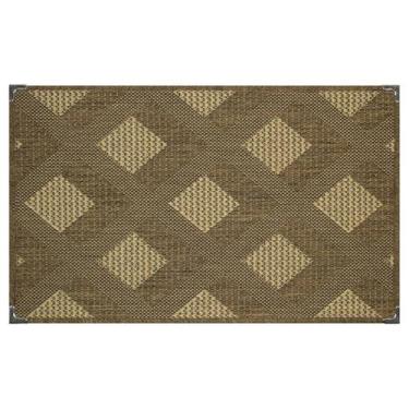 Imagem de Tapete 0,50x0,80 tapetinho capacho sisal lancer não escorrega moderno 