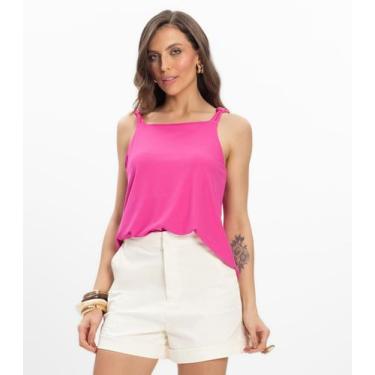 Imagem de Blusa de Alça Feminina Endless. Rosa, G, Rosa