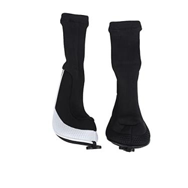 Imagem de Capas para cabeça de taco de golfe, pescoço longo, malha de ar premium, proteção respirável, madeira híbrida, capas para cabeça de taco com cartão digital ajustável para