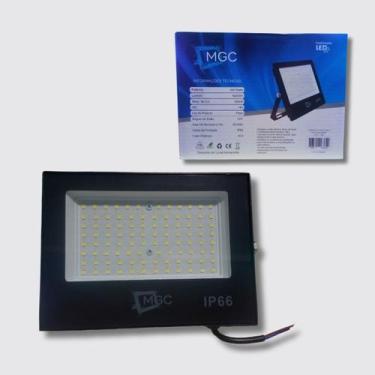 Imagem de Refletor Led 200w Bivolt Ip67 Branco Frio 6500k Bivolt - MGC