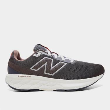 Imagem de Tênis New Balance Fresh Foam 520 V9 Masculino, Marrom, Cinza, 43