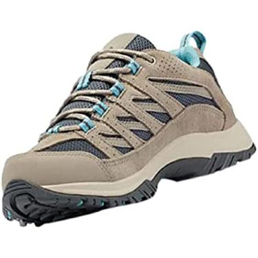 Imagem de Columbia Tênis feminino Crestwood impermeável para caminhada, Grafite, chaleira, 5.5 Wide