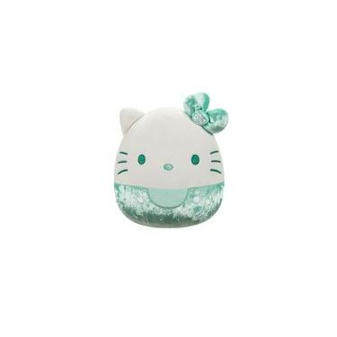 Imagem de Pelúcia Hello Kitty Verde 20Cm Veludo 50 Anos Squishmallows
