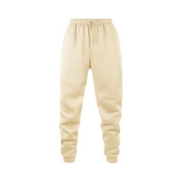 Imagem de Calças De Moletom Masculinas De Cor Sólida Para Fitness E Corrida, Fác