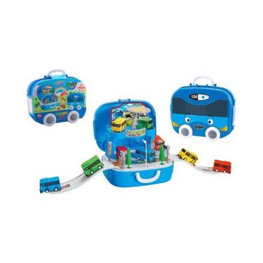 Imagem de Conjunto De Brinquedos De Carro De Fricção Tayo, O Pequeno Ônibus, Com
