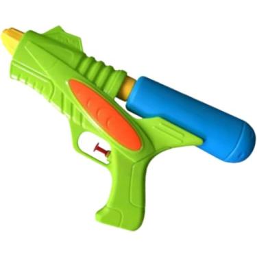 Imagem de Pistola de Água Infantil de Alta Pressão 28cm Jato Forte com Tanque Grande Brinquedo de Verão para Crianças – Diversão ao Ar Livre – Coloridas Diversão Em Família