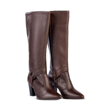 Imagem de Bota de couro 2 em 1 salto grosso 052