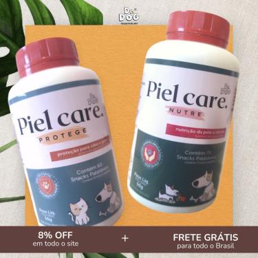Imagem de Kit Petisco Funcional Pet Pele+ Derme +Antipulgas Palatável Promoção